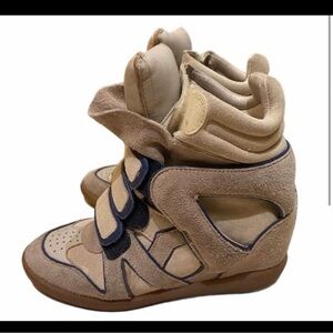 Isabel marant wedge hightop sneakers